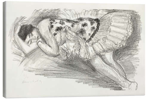Stampa su tela Ballet Dancer, from the series Ten Dancers, 1927