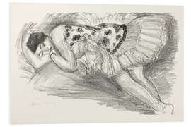 Hartschaumbild Balletttänzerin, aus der Serie Zehn Tänzer, 1927