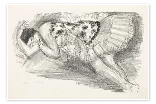 Poster Ballet Dancer, from the series Ten Dancers, 1927