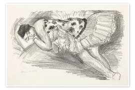 Wall print Ballet Dancer, from the series Ten Dancers, 1927 - Henri Matisse