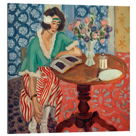 Stampa su plexi-alluminio Readers at the Table, 1921