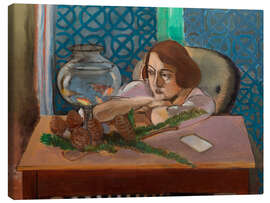 Leinwandbild Frau vor einem Aquarium, 1923 - Henri Matisse