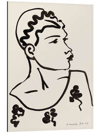 Tableau en aluminium Head, 1947