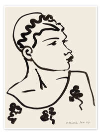 Wall print Head, 1947 - Henri Matisse