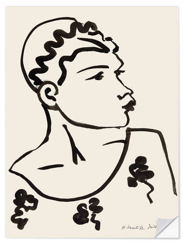 Wall sticker Head, 1947