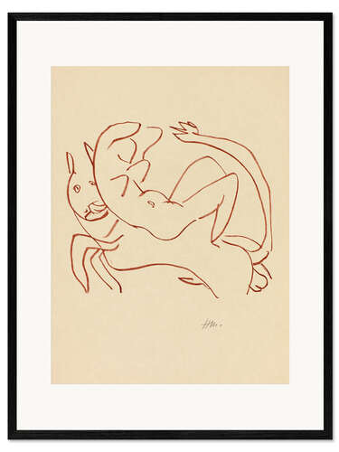 Framed art print Florilège des Amours de Ronsard, 1948 IV