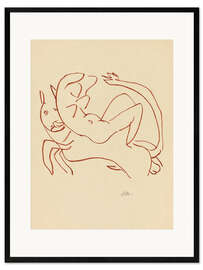 Framed art print Florilège des Amours de Ronsard, 1948 IV