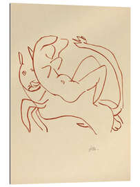Tableau en plexi-alu Florilège des Amours de Ronsard, 1948 IV