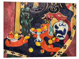 Hartschaumbild Frucht und Bronze, 1910