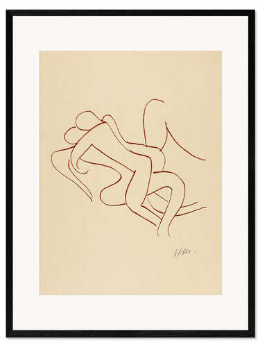 Framed art print Florilège des Amours de Ronsard, 1948 III