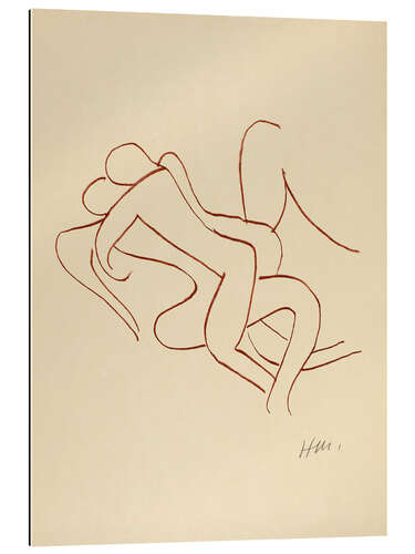 Tableau en plexi-alu Florilège des Amours de Ronsard, 1948 III