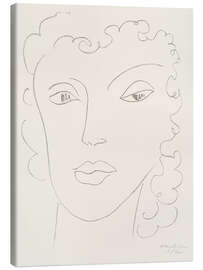 Leinwandbild Haitian, 1945 - Henri Matisse