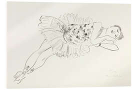 Acrylglasbild Liegende Tänzerin, aus der Serie Ten Dancers, 1927 II - Henri Matisse