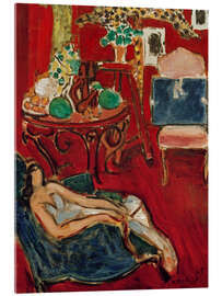 Acrylglasbild Die blaue Zeichenmappe, 1945