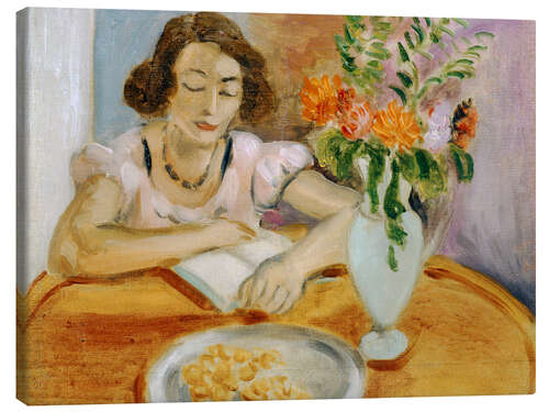 Canvas print Woman reading, 1922