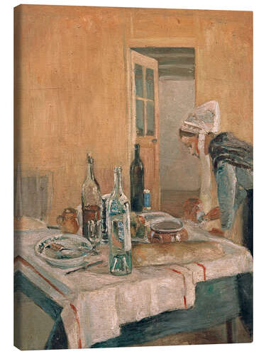 Tableau sur toile La serveuse bretonne, 1896