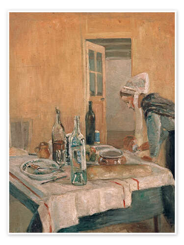 Poster The Breton Waitress, 1896