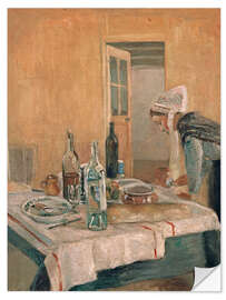 Wall sticker The Breton Waitress, 1896 - Henri Matisse