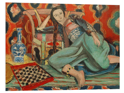 PVC-tavla Odalisque with Turkish Armchair, 1928