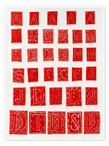 Poster Initials in Red, Pasiphaé (play, 1928-1936)