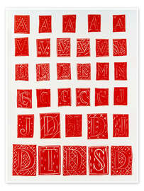 Poster Initiales en rouge, Pasiphaé (Spectacle, 1928-1936)