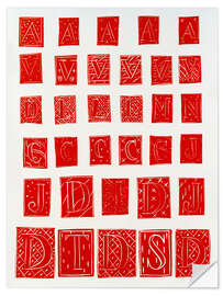Sisustustarra Initials in Red, Pasiphaé (play, 1928-1936)