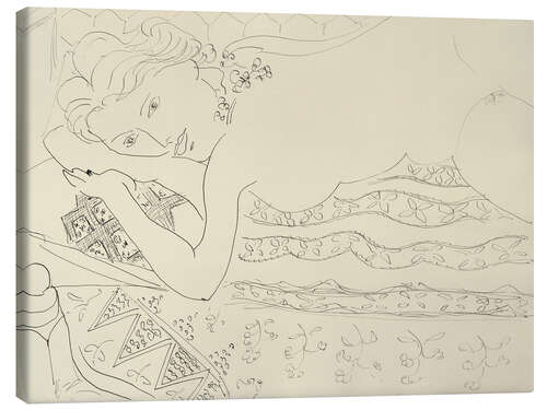 Canvas print Reclining Nude, 1935