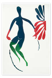 Wall print The Green Stockings, 1952 - Henri Matisse