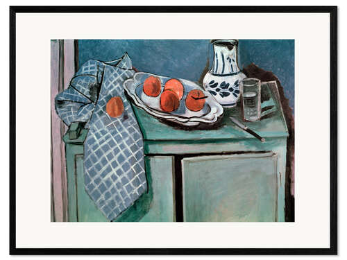 Impresión de arte enmarcada Still Life with Green Buffet, 1928