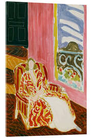 Stampa su vetro acrilico Woman at the Window or The Black Door, 1942 - Henri Matisse
