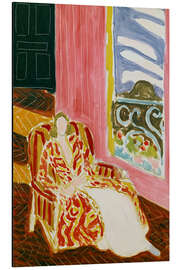 Aluminium print Woman at the Window or The Black Door, 1942 - Henri Matisse