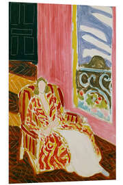 Print på skumplade Woman at the Window or The Black Door, 1942