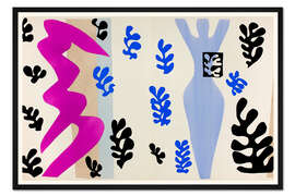 Gerahmter Kunstdruck Der Messerwerfer, Jazz, 1947