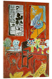 Stampa su vetro acrilico The Big Red Interior, 1948