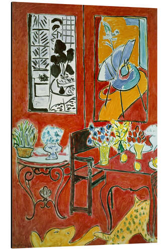 Aluminium print The Big Red Interior, 1948