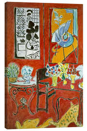Canvastavla The Big Red Interior, 1948 - Henri Matisse