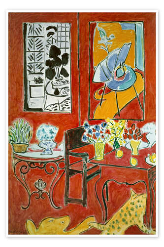 Plakat The Big Red Interior, 1948