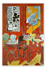Obraz The Big Red Interior, 1948 - Henri Matisse