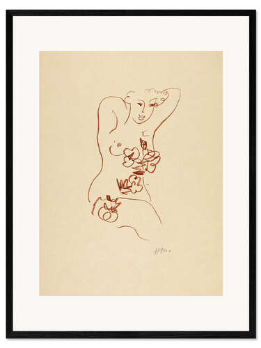 Framed art print Florilège des Amours de Ronsard, 1948 V