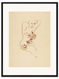 Framed art print Florilège des Amours de Ronsard, 1948 V