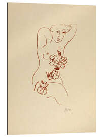 Tableau en plexi-alu Florilège des Amours de Ronsard, 1948 V
