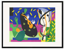 Kehystetty taidepainatus Sadness of the King, 1952