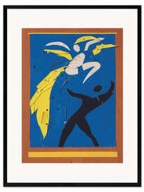 Stampa artistica con cornice Two Dancers, 1938