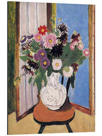 Stampa su alluminio Vase with flowers, 1919