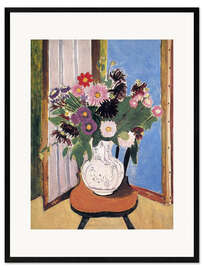 Framed art print Vase with flowers, 1919