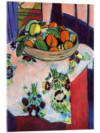 Quadro em acrílico Still life with oranges, 1913