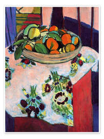 Poster Still life with oranges, 1913