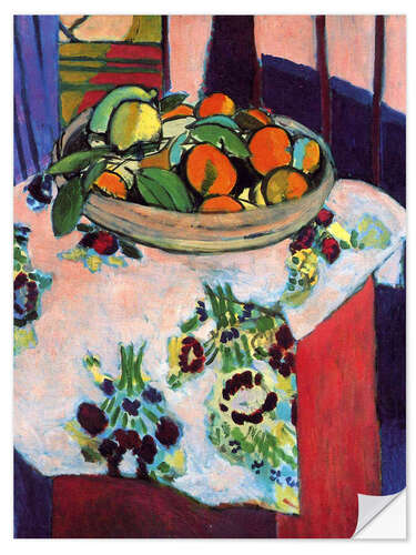 Autocolante decorativo Still life with oranges, 1913