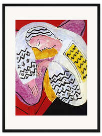 Gerahmter Kunstdruck Schlaf (Femme en bleu), 1940