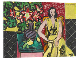 Quadro em acrílico Seated Woman with a Vase, 1941